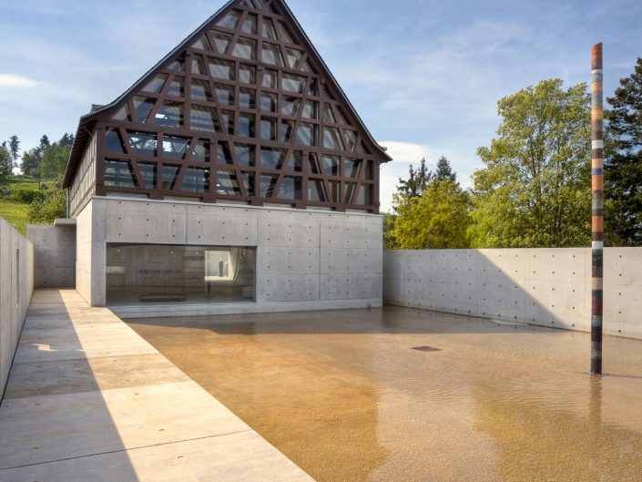 Steinskulpturenmuseum Bad Münster. Architekt: Tadao Ando